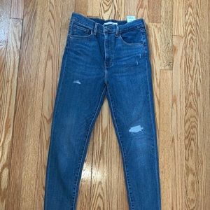 Levi mile high skinny jeans
